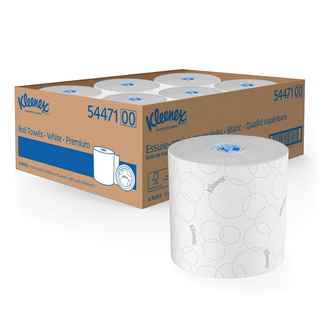 KIMBERLY-CLARK HARD ROLL TOWELS - Slimroll Hard Roll Towels, White, 580 ft/rl, 6 rl/cs (72 cs/plt)  | Quantity - 1x CS