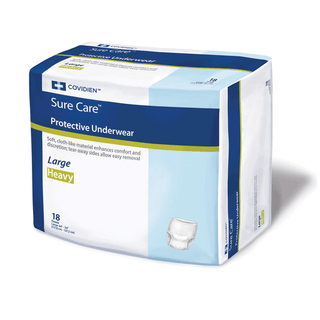 CARDINAL HEALTH SURECARE PROTECTIVE UNDERWEAR - Protective Underwear, X-Large (48"-66"), 7 Blue Stands Band Color, Regular Absorbency, 14/bg, 4 bg/cs (40 cs/plt) | Quantity - 1x CS