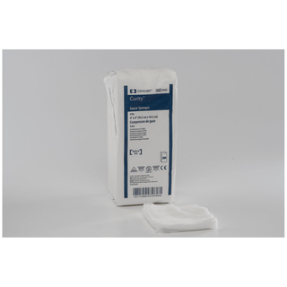 CARDINAL HEALTH CURITY GAUZE SPONGES - Gauze Sponge, 4" x 4", 12-Ply, Sterile, 2/pk, 25 pk/tray, 24 tray/cs (30 cs/plt) | Quantity - 1x CS