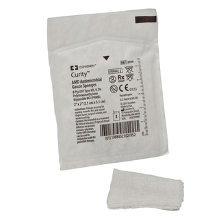 CARDINAL HEALTH CURITY AMD SPONGES - Sponges, 4" x 4", 12-Ply, Sterile 2s in Peel Back Package, 50/tray, 24 tray/cs(Manufacturer Backorder - Inventory Limited when Available) | Quantity - 1x CS