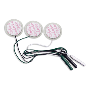 CARDINAL HEALTH PRE-WIRED NEONATAL ELECTRODES - ECG Electrode, Neonatal, PuppyDog, Pre-Wired, Tape 1041PTS, Radiolucent Lead Wires, 3/strip, 100 strip/cs | Quantity - 1x CS