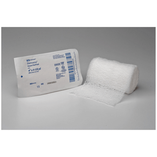 CARDINAL HEALTH DERMACEA GAUZE FLUFF ROLLS - Gauze Fluff Roll, 4" x 4.1 yds, Sterile, Soft Pouch, 60/cs | Quantity - 1x CS