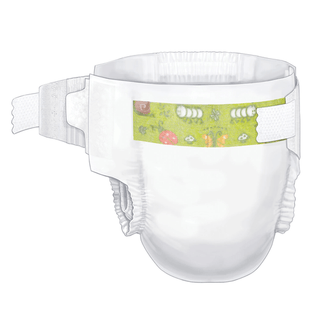 CARDINAL HEALTH CURITY BABY DIAPER - Baby Diaper, Size 3, Medium (16-28 lbs), 28/bg, 8 bg/cs | Quantity - 1x CS
