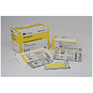 CARDINAL HEALTH XEROFORM PETROLATUM GAUZE DRESSING - Petrolatum Gauze Dressing, 5" x 9", 50/bx, 4 bx/cs | Quantity - 1x CS
