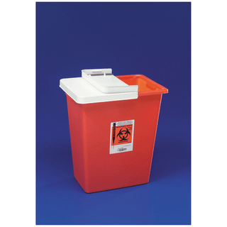CARDINAL HEALTH LARGE VOLUME CONTAINERS - Container, 18 Gal, Large Volume Red, Sliding Lid, 26"H x 12"D x 18"W, 5/cs (14 cs/plt) | Quantity - 1x CS
