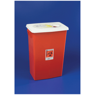 CARDINAL HEALTH LARGE VOLUME CONTAINERS - Container, 18 Gal, Large Volume Red, Sliding Lid, 26"H x 12"D x 18"W, 5/cs (14 cs/plt) | Quantity - 1x CS