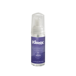 KIMBERLY-CLARK KLEENEX ULTRA MOISTURIZING FOAM HAND SANITIZER - Hand Sanitizer, Foam, 1.2 Liter, 2/cs (HAZMAT Fees Apply, cannot ship via Air or to AK, GU, HI, MP, PR, VI)  | Quantity - 1x CS
