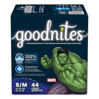 KIMBERLY-CLARK GOODNITES UNDERPANTS - Youth Pants, Boy, Size 6, Jumbo, 9/pk, 4pk/cs  | Quantity - 1x CS