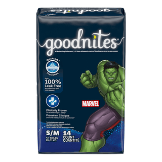 KIMBERLY-CLARK GOODNITES UNDERPANTS - Youth Pants, Boy, Size 6, Jumbo, 9/pk, 4pk/cs  | Quantity - 1x CS