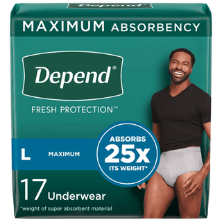 KIMBERLY-CLARK DEPEND PROTECTIVE UNDERWEAR - Underwear, Maximum Absorbency, Medium, Women, Blush, 30/pk, 2 pk/cs (54 cs/plt)  | Quantity - 1x CS
