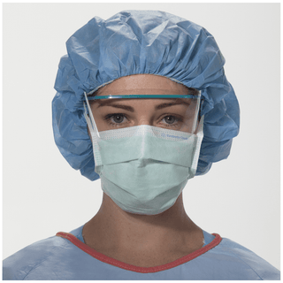 HALYARD SPECIALTY FACE MASKS - Anti-Fog Surgical Mask, DERMA-TOUCH Tape, Green, 50/pkg, 6 pkg/cs  | Quantity - 1x CS