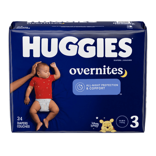 KIMBERLY-CLARK HUGGIES OVERNITES - Overnites, Size 3, Jumbo Pack, 24/pk, 4 pk/cs  | Quantity - 1x CS