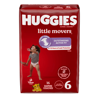 KIMBERLY-CLARK HUGGIES LITTLE MOVERS DIAPERS - Little Movers, Size 4, Jumbo Pack, 22/pk, 4 pk/cs  | Quantity - 1x CS