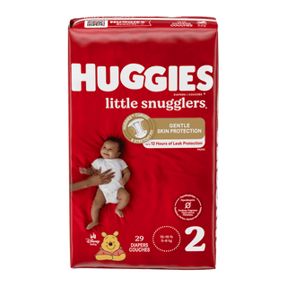 KIMBERLY-CLARK HUGGIES LITTLE SNUGGLERS DIAPERS - Little Snugglers, Size 5, Jumbo Pack, 19/pk, 4 pk/cs  | Quantity - 1x CS