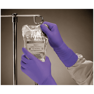 HALYARD PURPLE NITRILE-XTRA EXAM GLOVES - Gloves, Medium, 50/bx, 10 bx/cs  | Quantity - 1x CS
