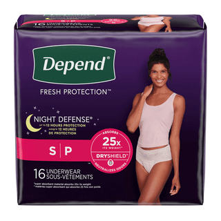 KIMBERLY-CLARK DEPEND PROTECTIVE UNDERWEAR - Underwear, Maximum Absorbency, Medium, Women, Blush, 30/pk, 2 pk/cs (54 cs/plt)  | Quantity - 1x CS