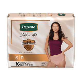 KIMBERLY-CLARK DEPEND PROTECTIVE UNDERWEAR - Underwear, Maximum Absorbency, Medium, Women, Blush, 30/pk, 2 pk/cs (54 cs/plt)  | Quantity - 1x CS