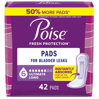 KIMBERLY-CLARK POISE PADS - Poise Ultimate Pads, Long, 42/pk, 2 pk/cs  | Quantity - 1x CS