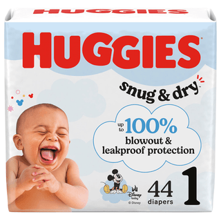 KIMBERLY-CLARK HUGGIES SNUG & DRY DIAPERS - Diaper, Huggies Snug & Dry, Size 5, Jumbo Pack, 25/pk, 4 pk/cs  | Quantity - 1x CS
