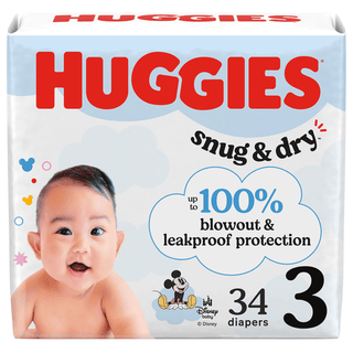 KIMBERLY-CLARK HUGGIES SNUG & DRY DIAPERS - Diaper, Huggies Snug & Dry, Size 5, Jumbo Pack, 25/pk, 4 pk/cs  | Quantity - 1x CS