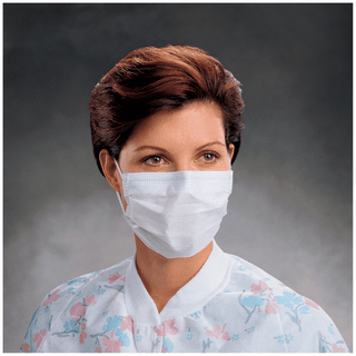 HALYARD STANDARD FACE MASKS - SO SOFT Procedure Mask, White, 50/pkg, 10 pkg/cs (72 cs/plt)  | Quantity - 1x CS