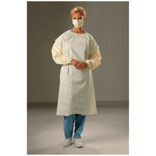 HALYARD VALUESELECT COVER GOWNS - Cover Gown, Yellow, X-Large, 100/cs  | Quantity - 1x CS