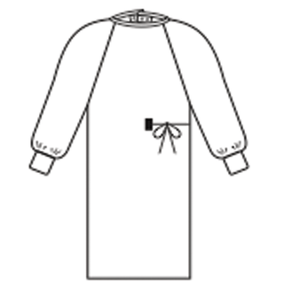 HALYARD EVOLUTION SURGICAL GOWNS - Surgical Gown, Evolution 4 Fabric, Non-Reinforced, Towel, Sterile, Large, 36/cs  | Quantity - 1x CS