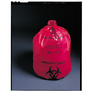 MEDEGEN ULTRA-TUFF INFECTIOUS WASTE BAGS - Infectious Waste Bag, 31" x 41", 1.25 mil, 250/cs | Quantity - 1x CS