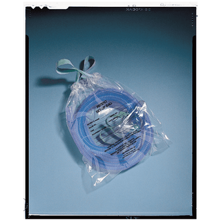 MEDEGEN BEDSIDE BAG - Patient Bedside Bag, White, Floral Print, Adhesive Tabs, 7" x 11", 2000/cs | Quantity - 1x CS
