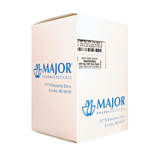 MAJOR ANALGESIC TABLETS - Ibuprofen, 200mg, 50s, Compare to Advil, 144/cs, NDC# 00904-6747-51  | Quantity - 1x CS
