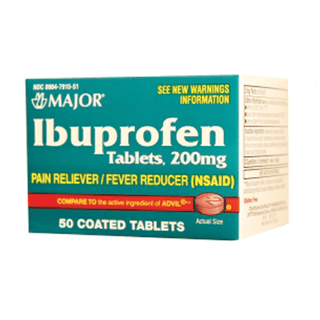 MAJOR ANALGESIC TABLETS - Ibuprofen, 200mg, 50s, Compare to Advil, 144/cs, NDC# 00904-6747-51  | Quantity - 1x CS