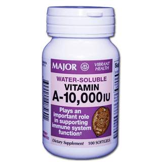 MAJOR VITAMIN A - Softgel Caplets, 10,000 IU, 100s, 48/cs, NDC# 00904-2085-60  | Quantity - 1x CS