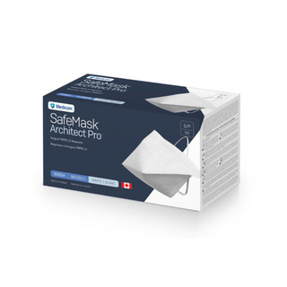 MEDICOM SAFEMASK ARCHITECT PRO N95 SURGICAL RESPIRATOR - Architect Pro N95 Mask, Small, 50/bx (Item is Non-Returnable) | Quantity - 1x BX