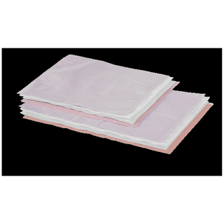 MEDICOM HEAD REST COVERS - Head Rest Cover, 10" x 10", Tissue Poly, Blue, 500/cs | Quantity - 1x CS