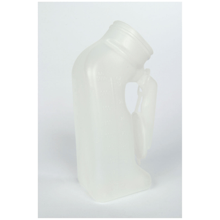 MEDEGEN MALE URINALS - Translucent Base, Powder Blue Lid, 12/cs | Quantity - 1x CS