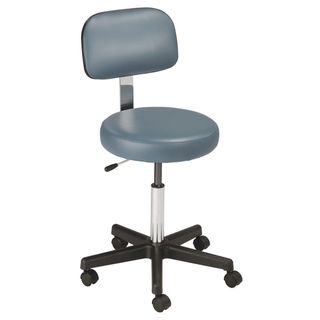 MTI STOOL - Stool, Hydraulic Pump without Backrest, Premium-Blue Ridge (DROP SHIP ONLY) (Continetal US & Canada) | Quantity - 1x EA