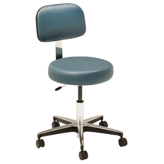 MTI STOOL - Stool, Hydraulic Pump without Backrest, Premium-Blue Ridge (DROP SHIP ONLY) (Continetal US & Canada) | Quantity - 1x EA