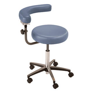 MTI STOOL - Stool, Hydraulic Pump without Backrest, Premium-Blue Ridge (DROP SHIP ONLY) (Continetal US & Canada) | Quantity - 1x EA