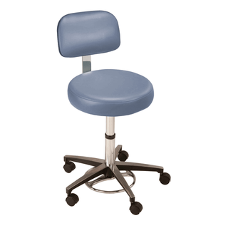 MTI STOOL - Stool, Hydraulic Pump without Backrest, Premium-Blue Ridge (DROP SHIP ONLY) (Continetal US & Canada) | Quantity - 1x EA