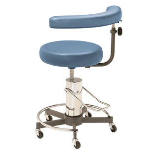 MTI STOOL - Stool, Hydraulic Pump without Backrest, Premium-Blue Ridge (DROP SHIP ONLY) (Continetal US & Canada) | Quantity - 1x EA