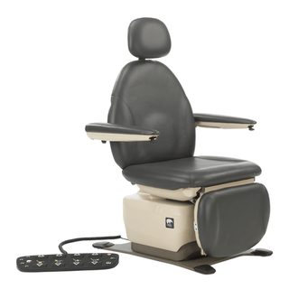 MTI EXAM & PROCEDURE CHAIRS - 528 Podiatry/Wound Procedure Chair, Non-Lift Base, 100-240V (DROP SHIP ONLY) (Continetal US & Canada) | Quantity - 1x EA