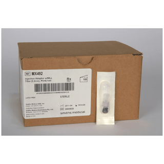 ICU MEDICAL ADAPTERS & CONNECTORS - Injection Adapter, Male Luer Lock, 7/8", Sterile, Latex Free (LF), 100/cs  | Quantity - 1x CS