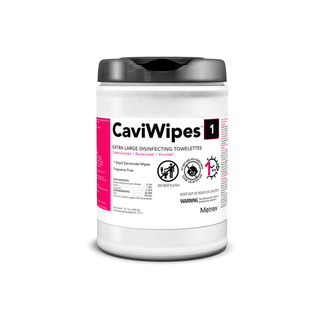 METREX CAVIWIPES1 SURFACE DISINFECTANT - CaviWipes1, 9" x 12", 65 ct/can, 12 can/cs (40 cs/plt) (091259)  | Quantity - 1x CS