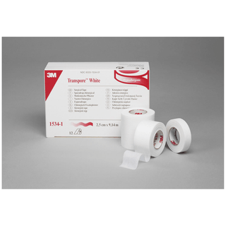 SOLVENTUM TRANSPORE WHITE DRESSING TAPE - White Dressing Tape, 3" x 10 yds, 4/bx, 10 bx/cs | Quantity - 1x CS