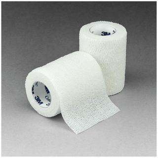SOLVENTUM COBAN SELF-ADHERENT WRAP - Self-Adherent Wrap, 6" x 5 yds, Latex Free (LF), Tan, Non-Sterile, 12/cs | Quantity - 1x CS
