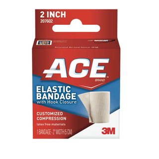 3M PSD ACE BRAND ELASTIC BANDAGES - 2" Elastic Bandage with Hook Closure, 72/cs | Quantity - 1x CS