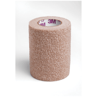 SOLVENTUM COBAN SELF-ADHERENT WRAP - Self-Adherent Wrap, 6" x 5 yds, Latex Free (LF), Tan, Non-Sterile, 12/cs | Quantity - 1x CS