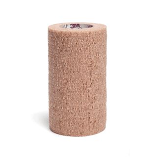 SOLVENTUM COBAN SELF-ADHERENT WRAP - Self-Adherent Wrap, 6" x 5 yds, Latex Free (LF), Tan, Non-Sterile, 12/cs | Quantity - 1x CS