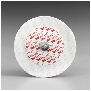 SOLVENTUM RED DOT SOFT CLOTH MONITORING ELECTRODES - Monitoring Electrode, No Abrader, 6cm Dia, 50/bg, 20 bg/cs | Quantity - 1x CS