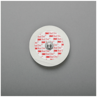 SOLVENTUM RED DOT PEDIATRIC MONITORING ELECTRODES WITH MICROPORE TAPE BACKING - Micropore Paper Tape Electrode, Pediatric, 4.4cm Dia, 50/bg, 20 bg/cs | Quantity - 1x CS